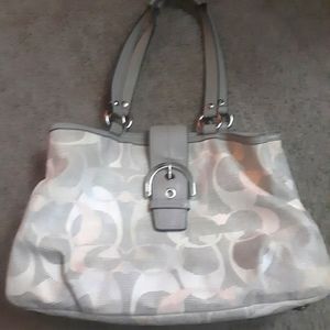 Coach purse w/clutch